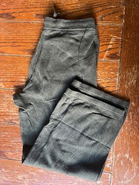Olive Green Knit Lounge Pants CashSoft Medium Petite.